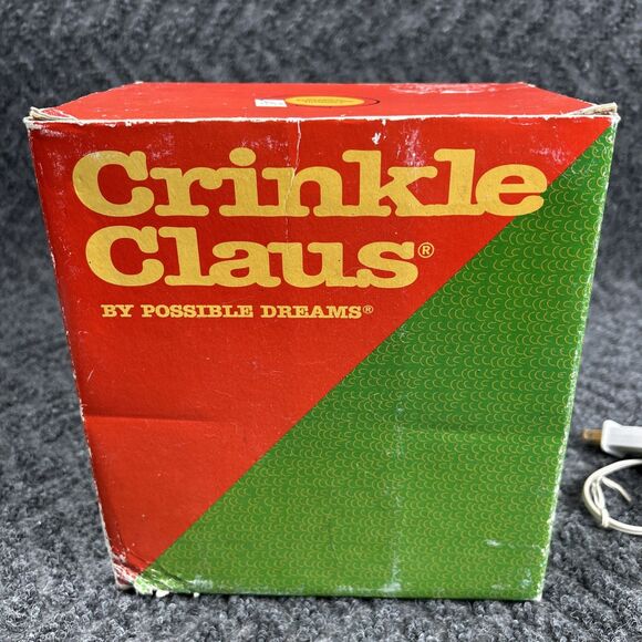 Crinkle Claus Possible Dreams "Crinkle Farmhouse Santa 1997 #659657 Light Kit - Picture 9 of 12